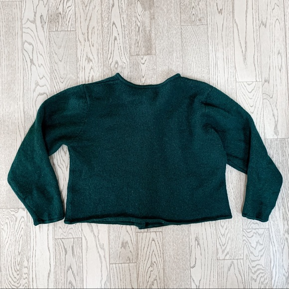 100% wool cropped sweater - Picture 8 of 12
